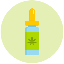 Formes extraites de cannabis : huile et atomiseur oral